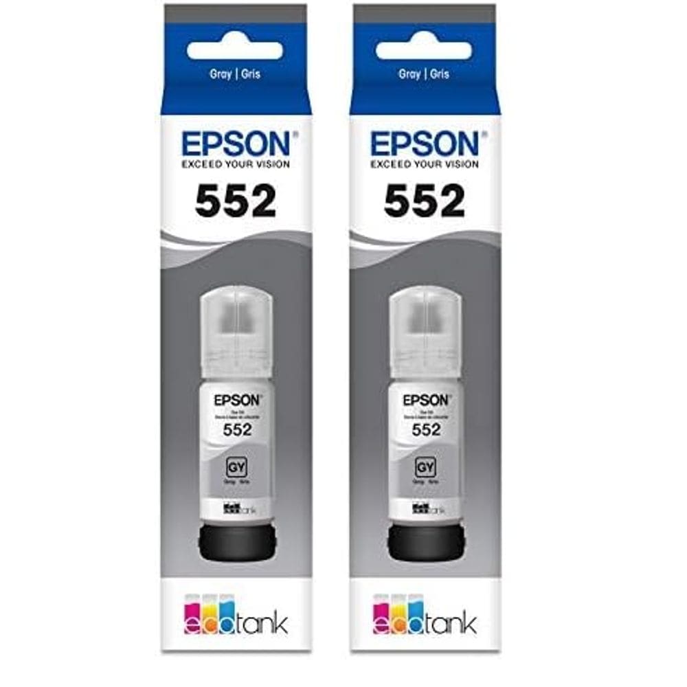Garrafa de tinta Epson Claria ET Premium T552520 Cinza de Alta Capacidade