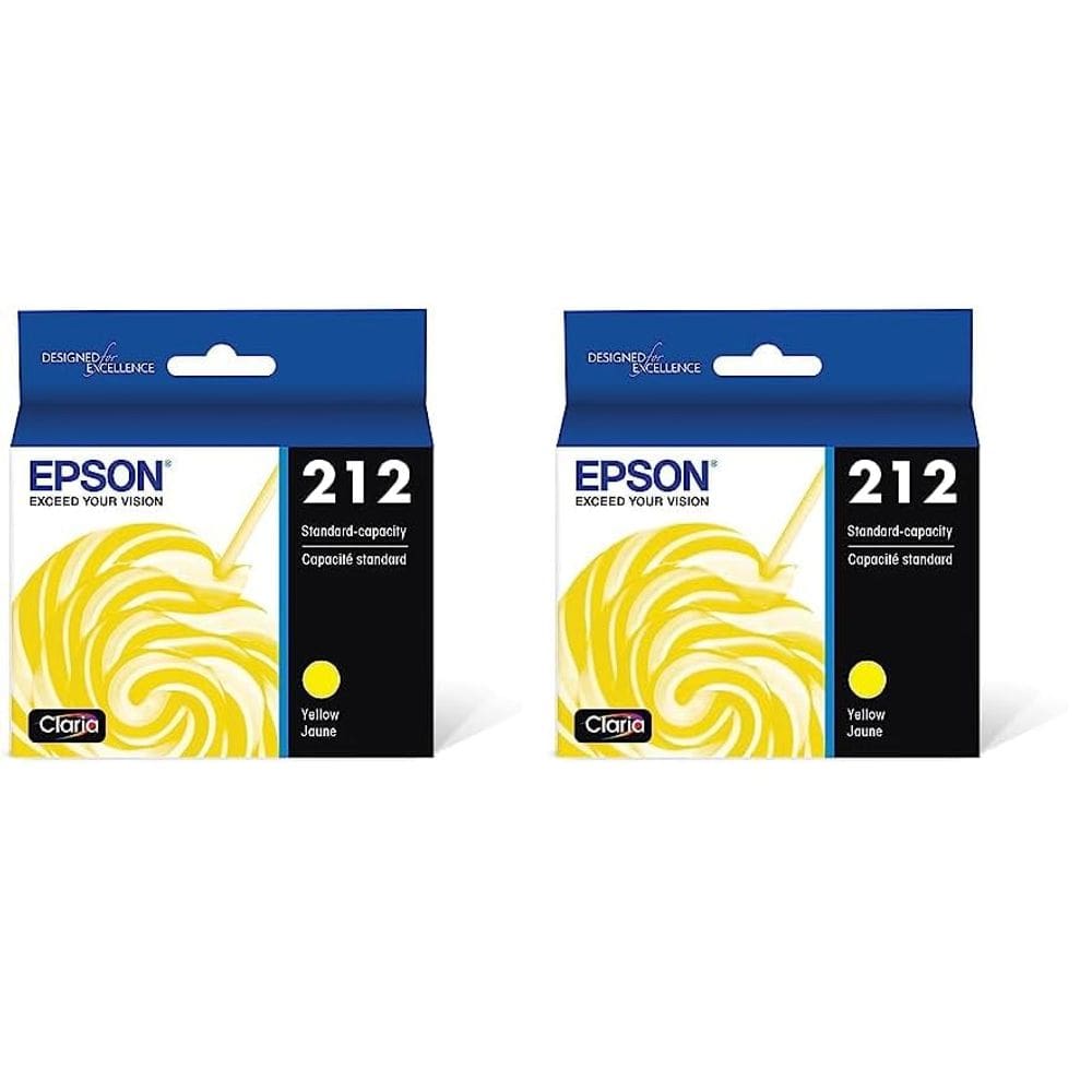 Cartucho de tinta Epson T212 Claria Capacidade Padrão Amarelo x2