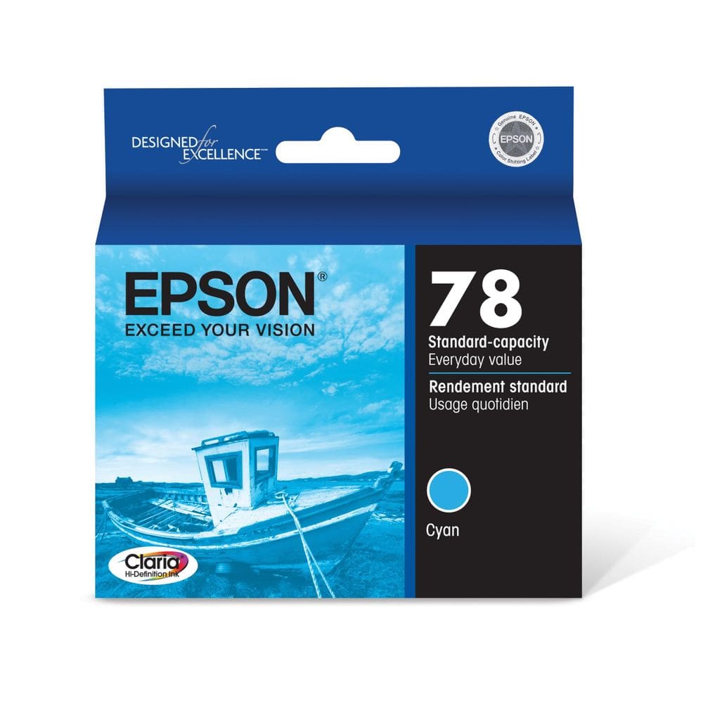 Cartucho de tinta Epson 78 Claria Hi-Definition Cyan T078220