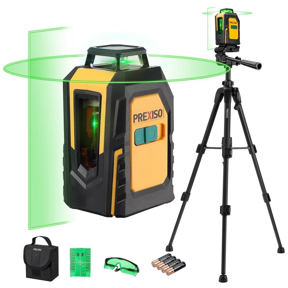Nível de laser Prexiso PREXISO 360° com tripé 30m com acessórios