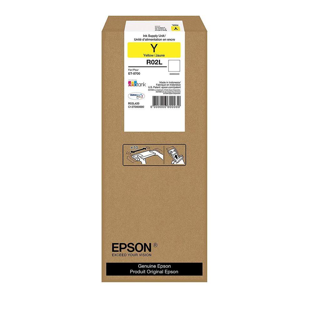 Pacote de tinta Epson R02L DuraBrite Ultra Standard Capacity Amarelo