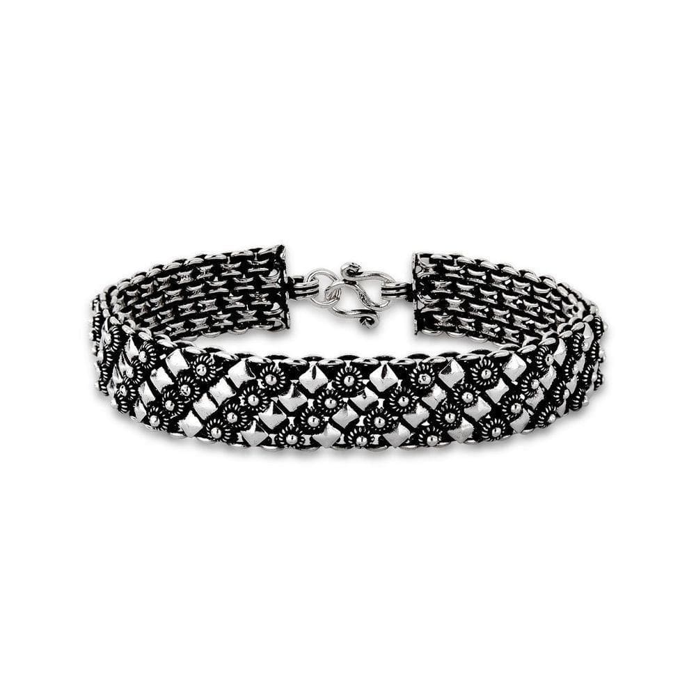 Pulseira Pikun 12,2mm Prata De Bali 925
