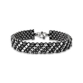 Pulseira Pikun 12,2mm Prata De Bali 925