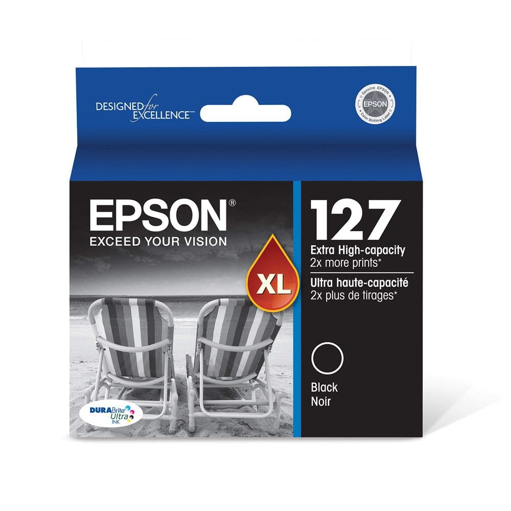 Tinteiro Epson T127120 DuraBrite Ultra 127 Preto