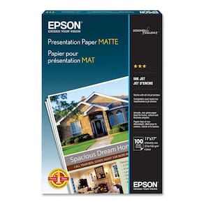 Papel de apresentação Epson MATTE 11x17 polegadas 100 folhas