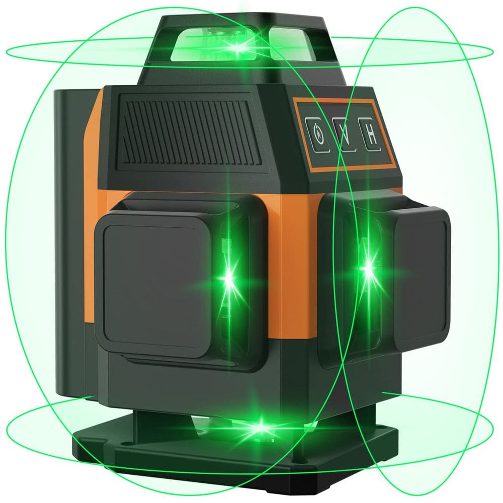 Nível de laser OMMO 16 linhas autonivelante de 150 pés com suporte