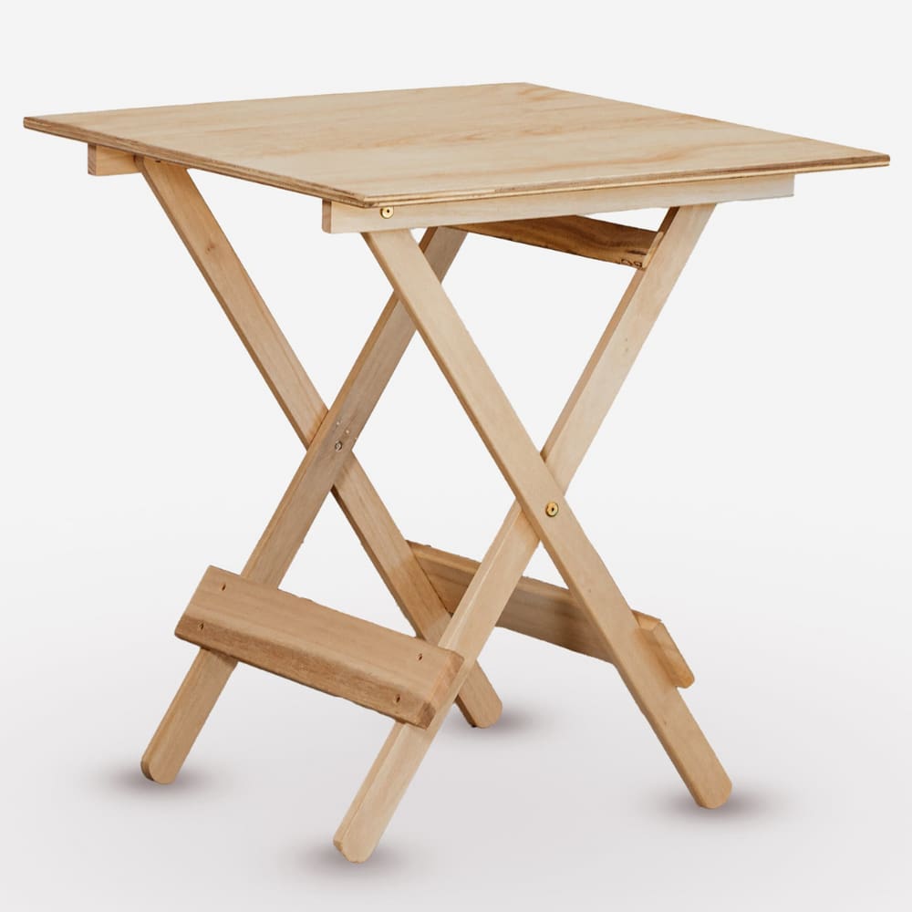 Mesa Dobrável 70x70 Tampo Liso