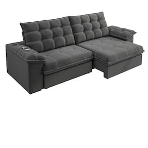 Sofá Best House Retrátil Reclinável Parma 2,50 Metros Slim