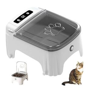 Comedouro Automatico Cao Pet Gato Raçao Petisco Temporizador Sensor Presença Movimento Comida Alimentaçao Saudavel Seguro