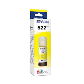 Garrafa de tinta Epson 522 EcoTank de capacidade ultra-alta amarela