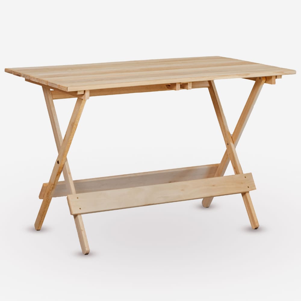 Mesa Dobrável 120x70 em Eucalipto