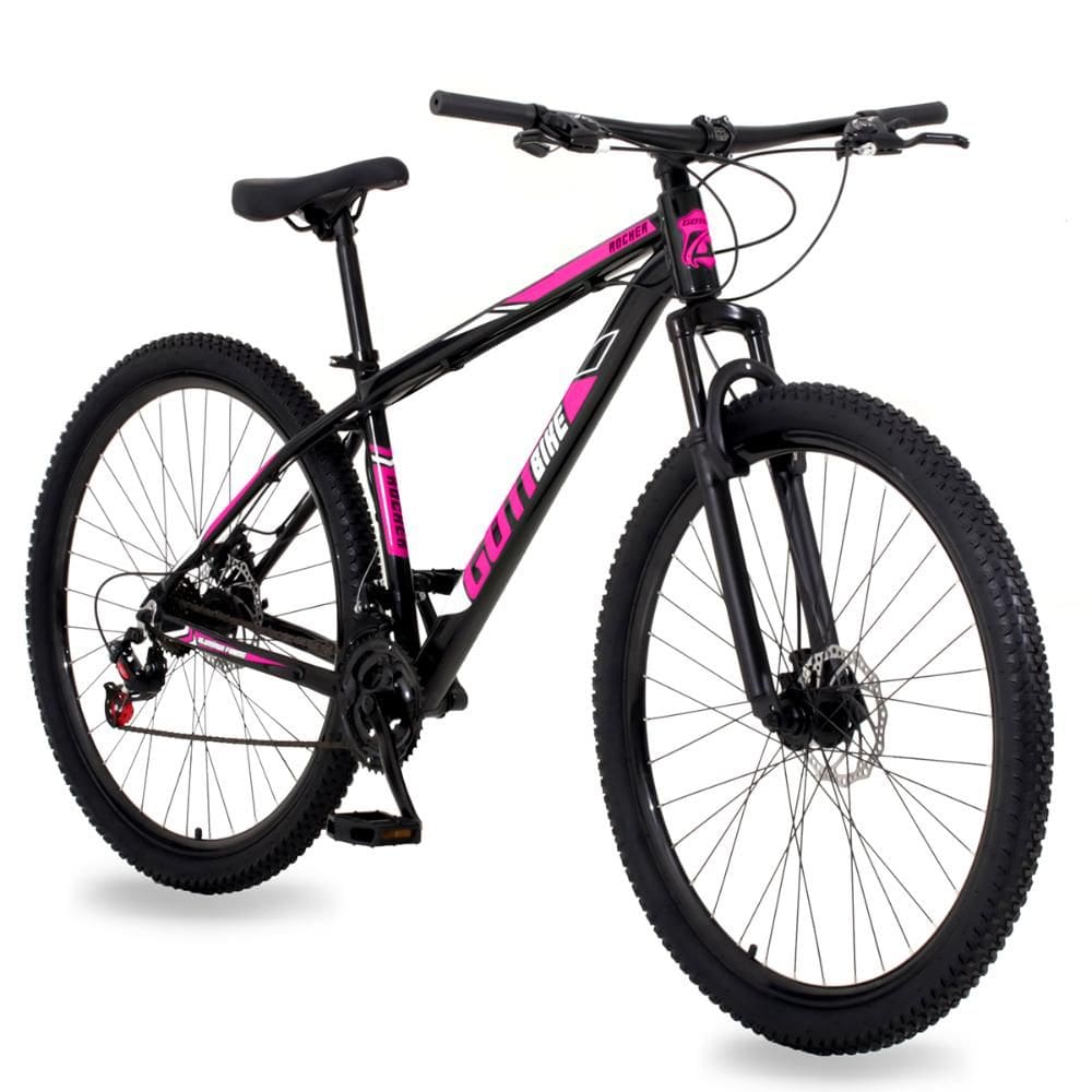 Bicicleta Aro 29 Alumínio 21v Rocker Freio a Disco Susp Gott