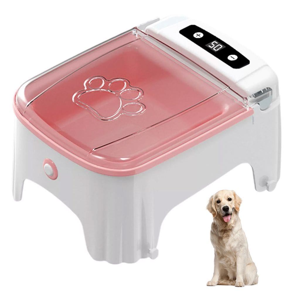 Comedouro Automatico Cachorro Pet Cao Gato Raçao Petisco Animal de Estimaçao Temporizador Programavel Sensor Movimento Presença Seguro