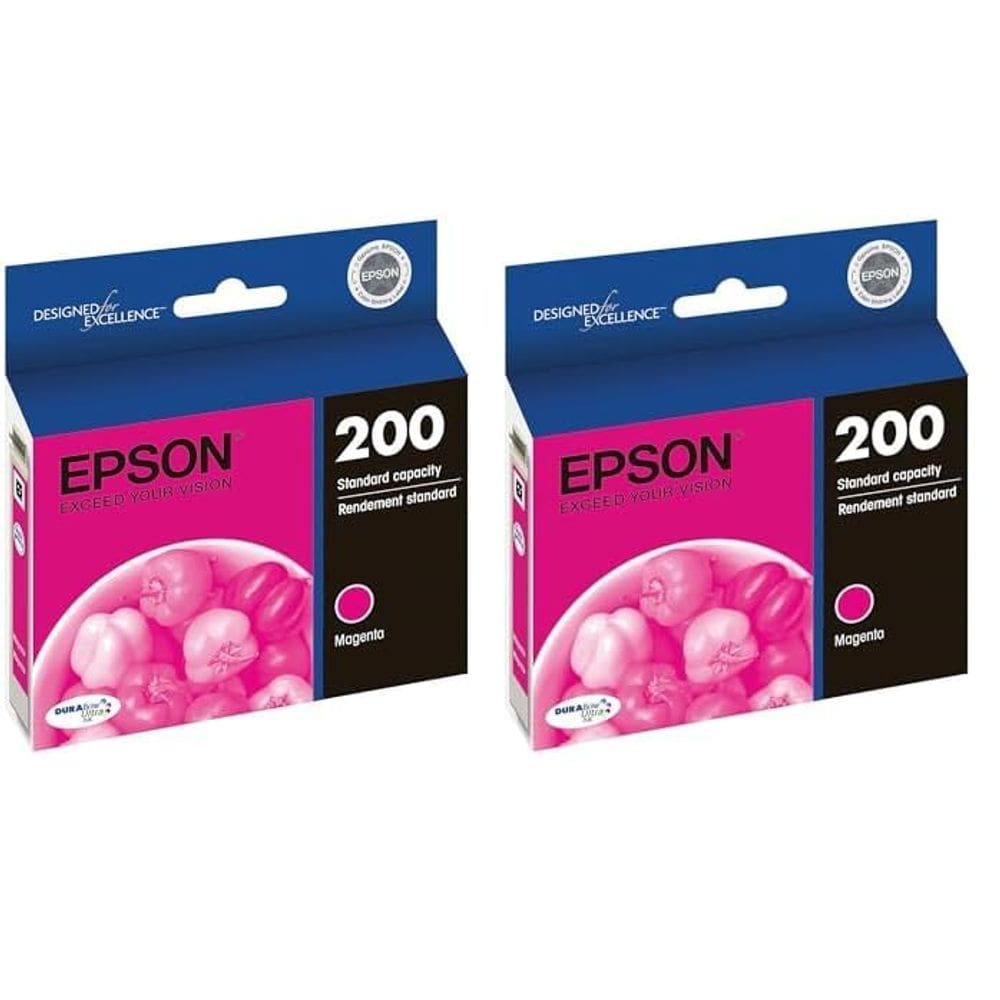 Cartucho de tinta Epson T200 DuraBrite Ultra Magenta (pacote com 2)