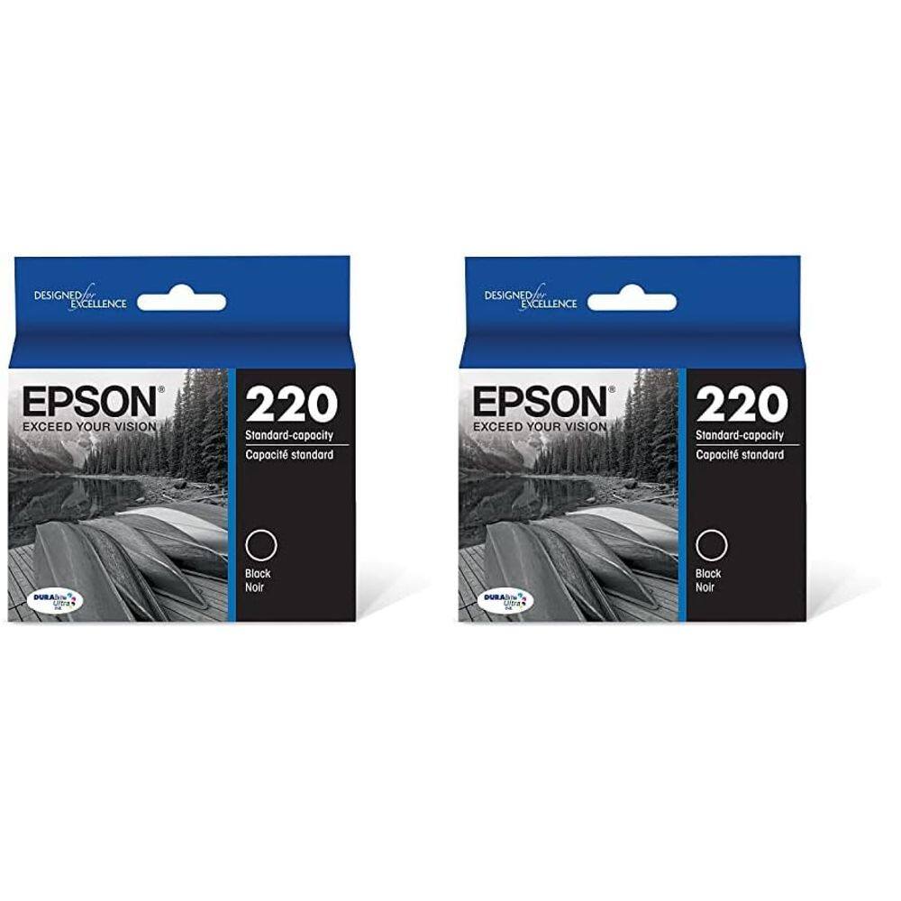 Cartucho de tinta Epson T220120 DuraBrite Ultra Black (pacote com 2)