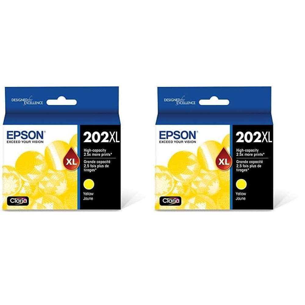 Cartucho de tinta Epson T202XL420-S Claria Alta Capacidade Amarelo