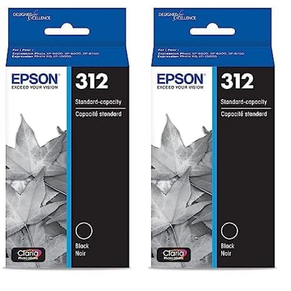 Cartucho de tinta Epson T312 Claria Photo HD de capacidade padrão
