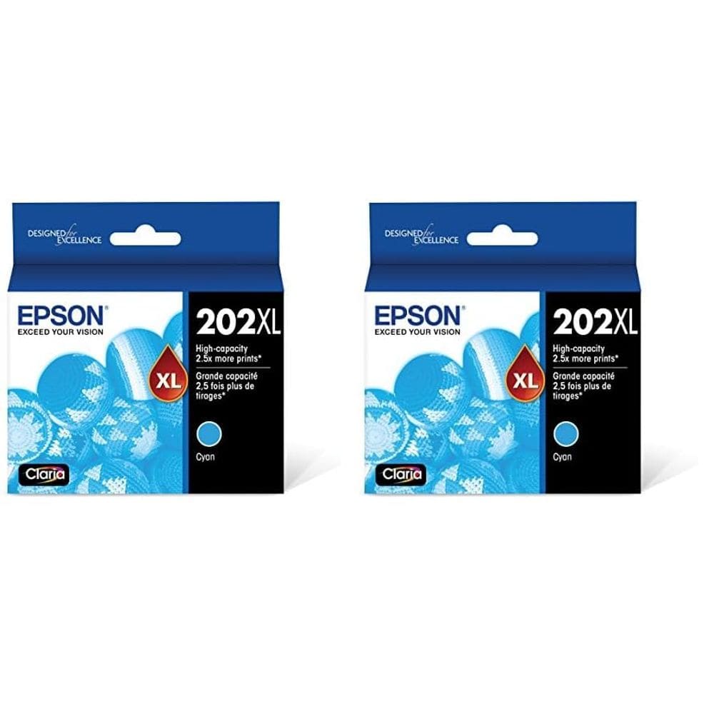 Cartucho de tinta Epson T202XL220-S Claria Alta Capacidade Cyan x2