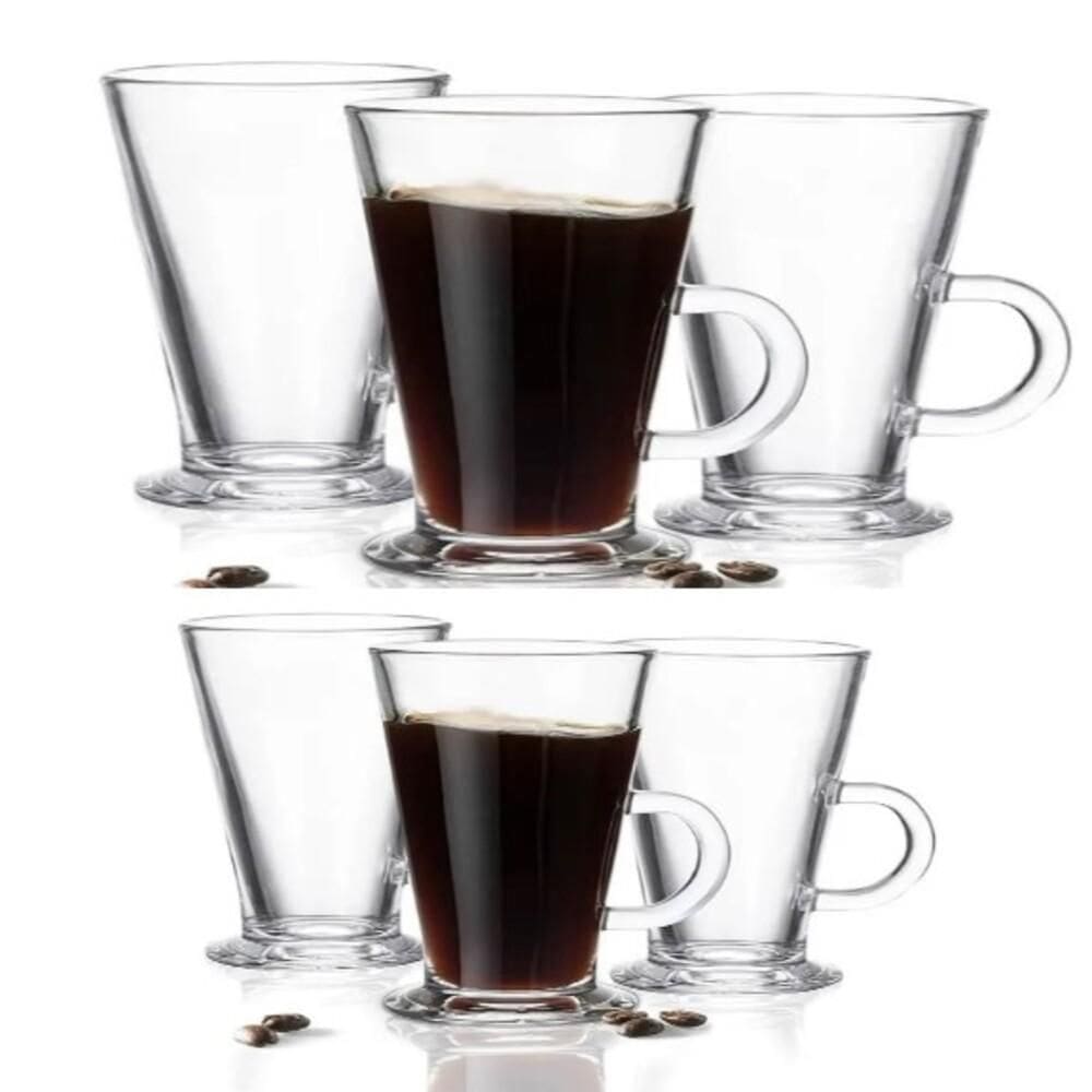 Jogo 6 Xícaras 265ml - Café, Capuccino e Chocolate