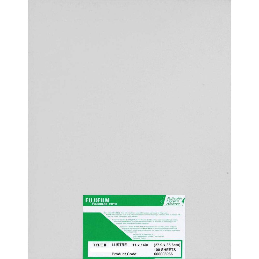 Papel de ampliação Fujifilm Fujicolor Crystal Archive 11x14in