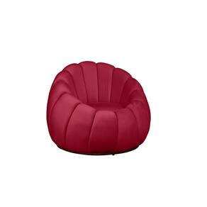 Poltrona Concha Decorativa Base Fixa Veludo - Estopar