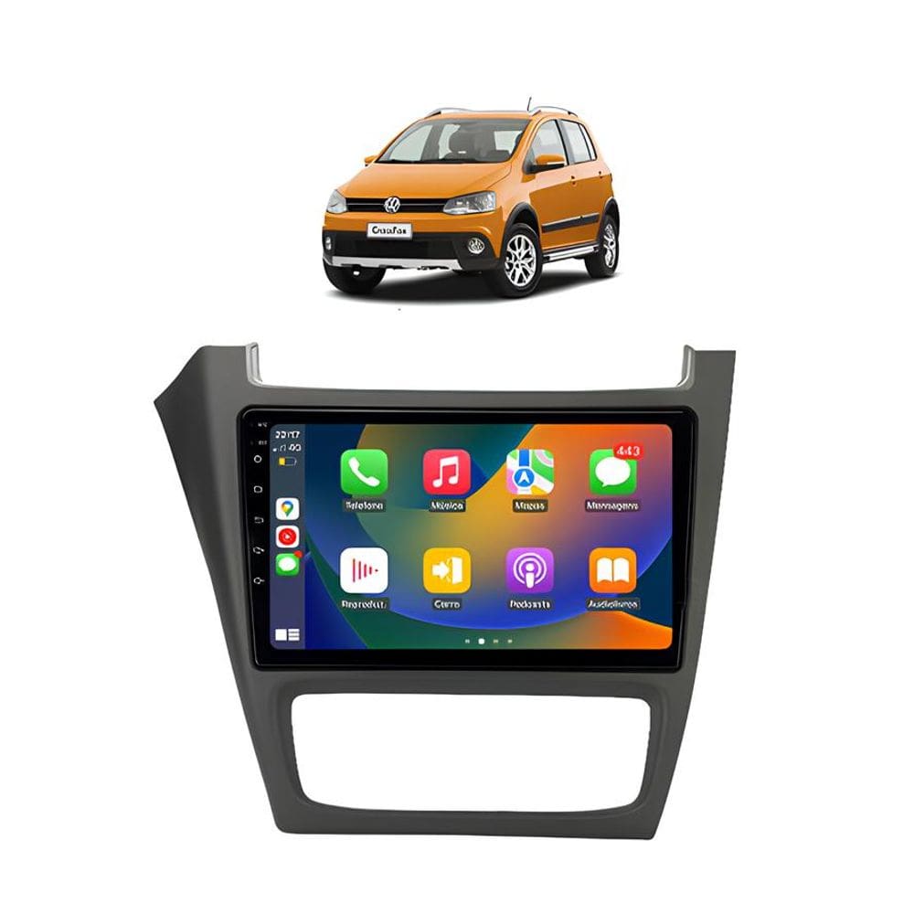 Kit Multimídia Fox SpaceFox 2014 / 2021 Confort High 9 Pol Android 2/32gb Carplay - 915BR ROADSTAR