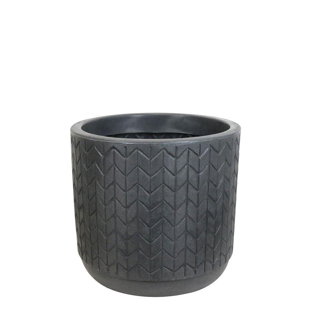 Vaso Marajoara C 38x35cm Antique Branco