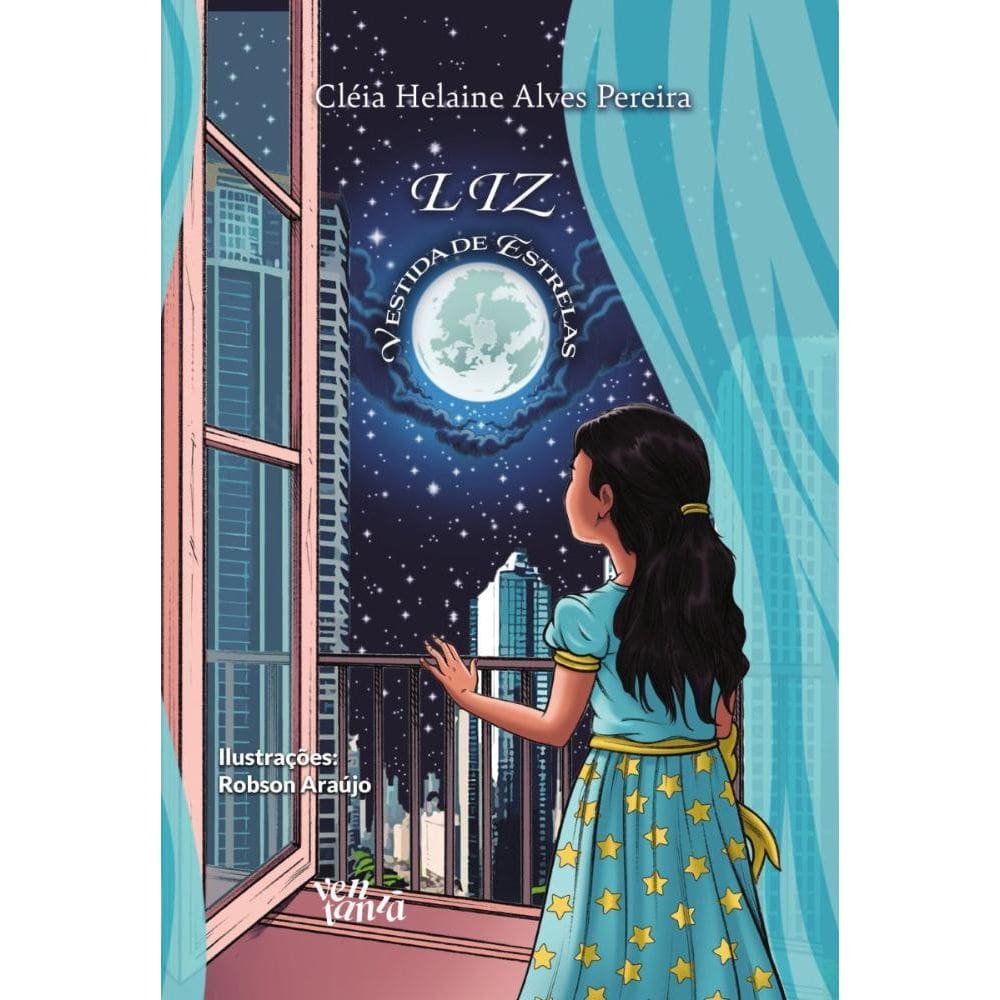 Liz vestida de estrelas