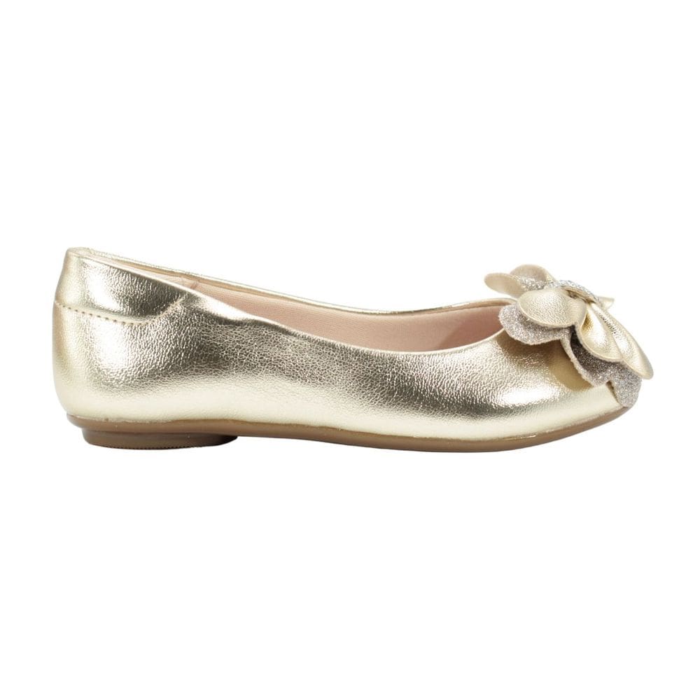 Sapatilha Infantil Molekinha Metalizado Premium Ouro