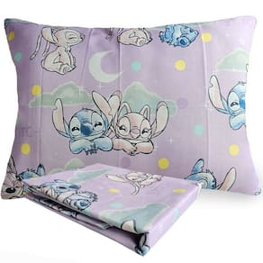 Jogo de Cama Infantil Stitch Solteiro Estampado Microfibra 2 pecas Lepper