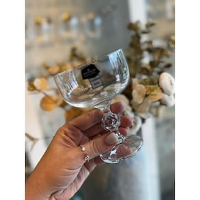 Unidade taça para sobremesa em cristal Cláudia 200ml