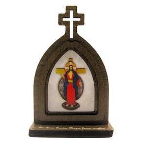 Mini Capela de Jesus das Santas Chagas 8cm