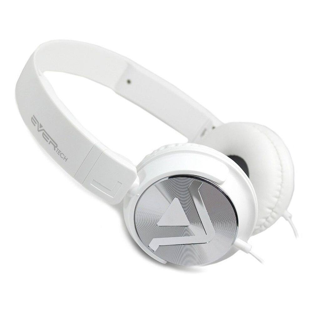 Fone De Ouvido Com Fio Ever com Microfone 105db branco