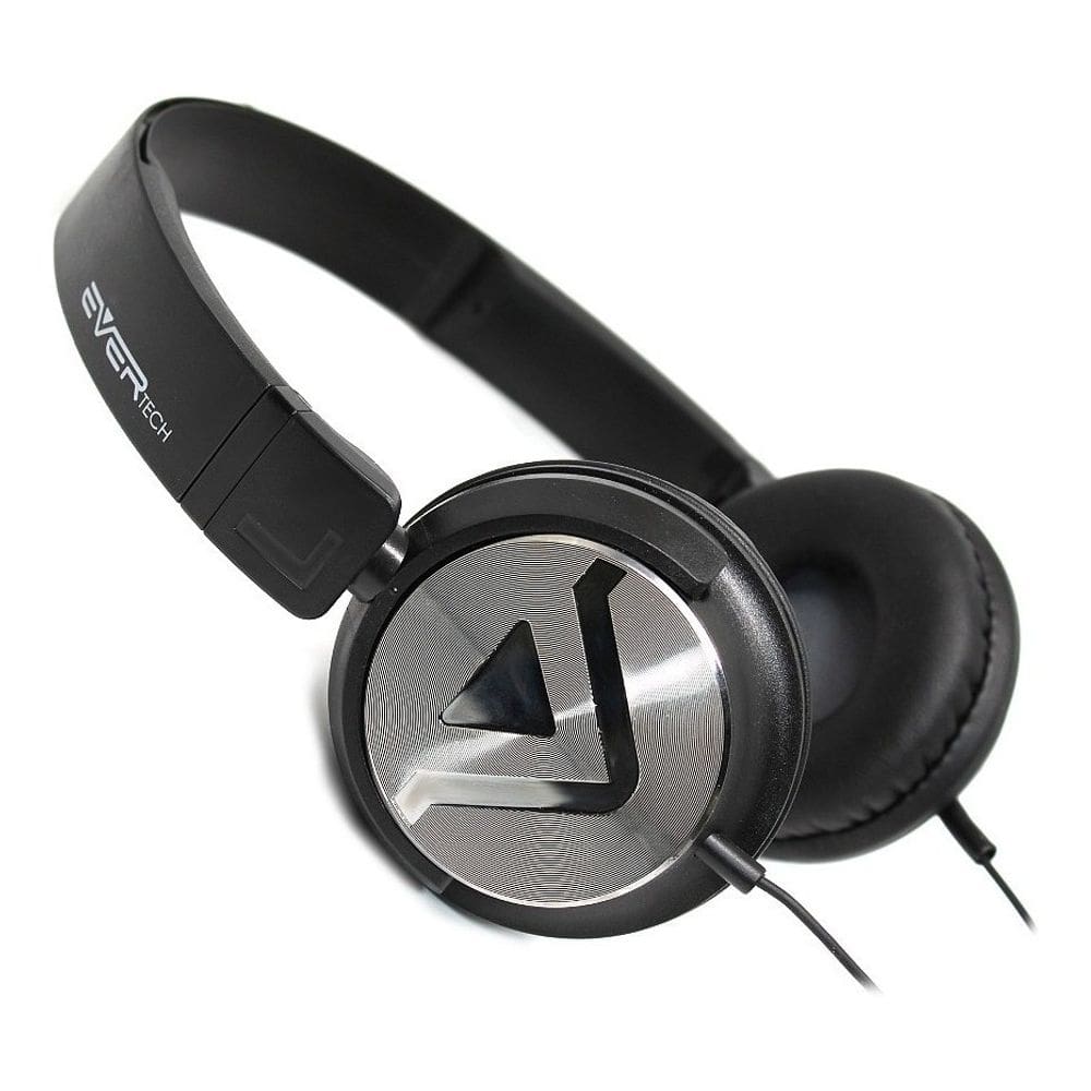 Fone De Ouvido Com Fio Ever com Microfone 105db Preto