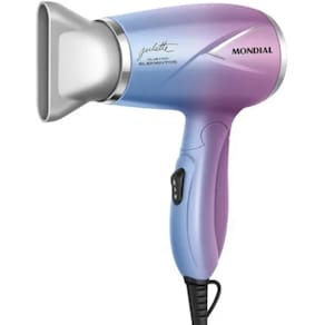 Secador de Cabelos Mondial Viagem Bivolt Mini Tourmaline Ion Lilas