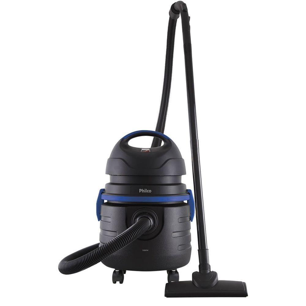 Aspirador De Po E Agua Philco 1000w 11l Ultralux Azul e Preto 220V