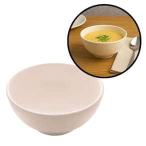 Tigela Bowl Porcelana Clean Branca 350ml Para Caldos, Açaí ou Servir - Lyor