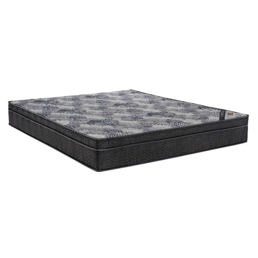 Colchão Super King de Molas Ensacadas Suede Preto 1,93x2,03