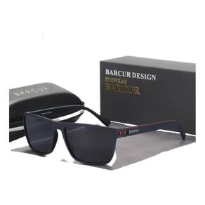 Óculos De Sol Barcur Uv400 Polarizado Preto Bc2139