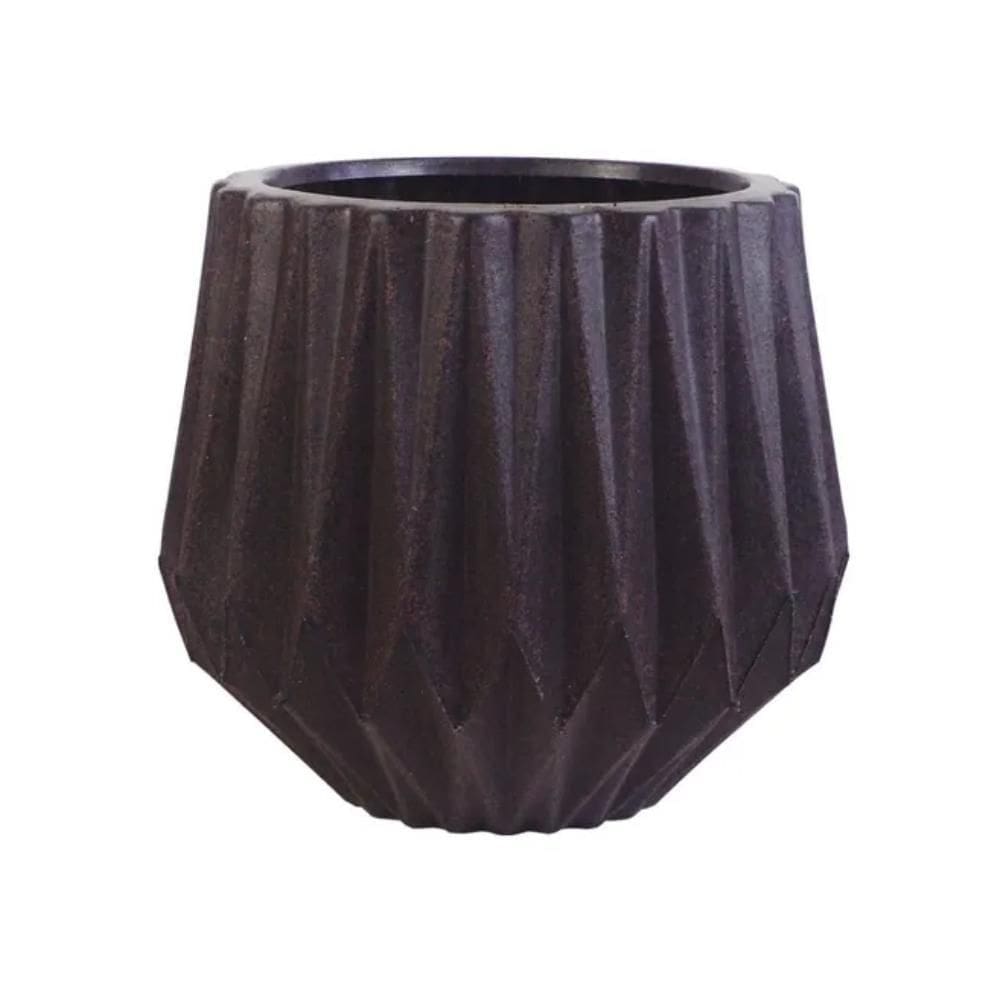 Vaso Prisma Origami Flores Plantas Decoração Nutriplan