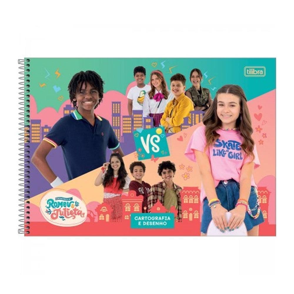 Caderno Cartográfia 80Fls Romeu E Julieta Sbt Vs Tilibra