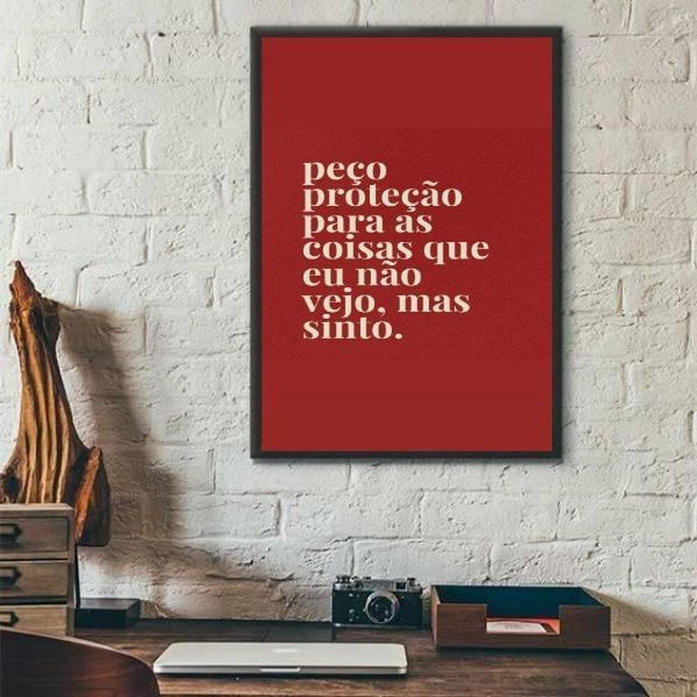 Quadro Decorativo Proteção Espiritual 24X18Cm