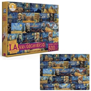 Quebra-Cabeça 500 Peças Ia Van Gogh Verso Suave Toyster