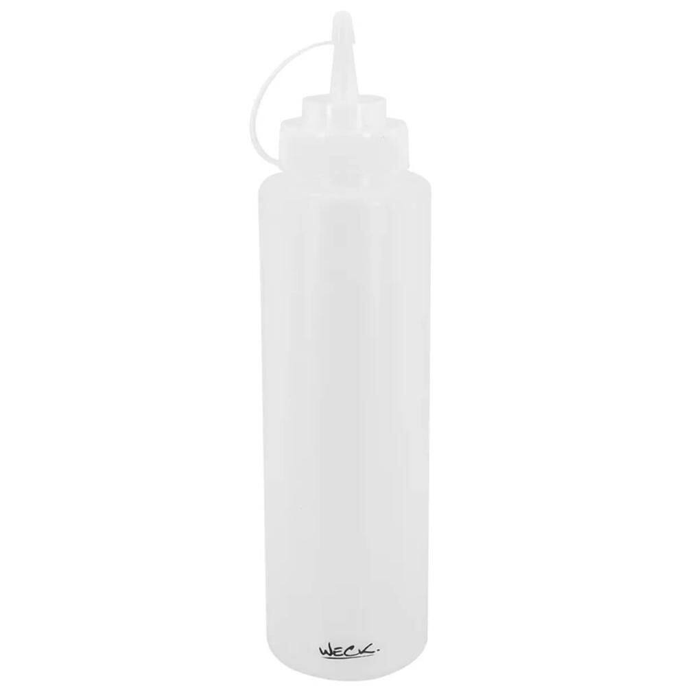 Kit 24 Bisnagas Graduada Weck 800ml Bartender Molhos Cozinha Profissional