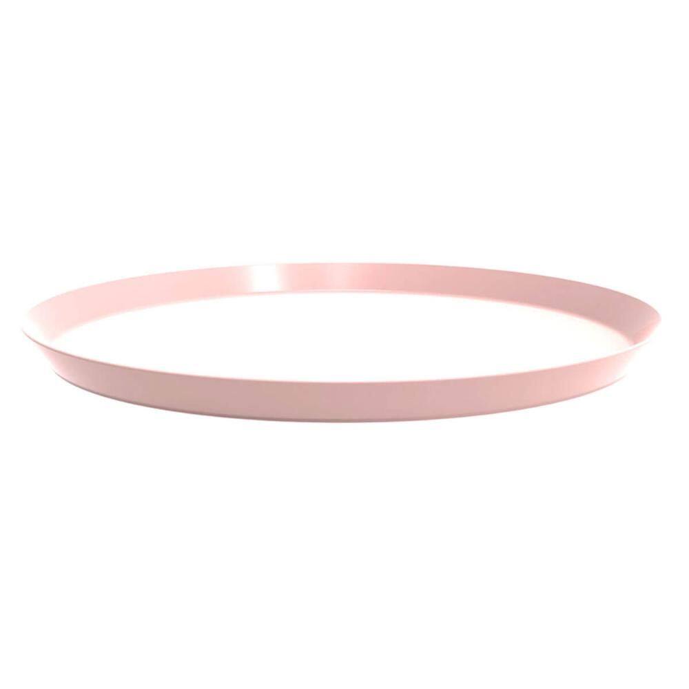 Bandeja Redonda 34cm Servir Rosa Himalaia Bubble Crippa Bar Restaurante