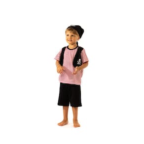 Fantasia Infantil Pirata Menino Curto Tamanho: 2