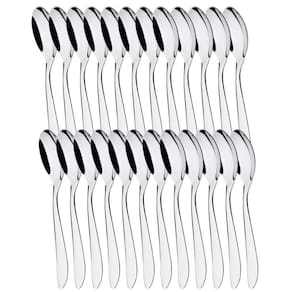 24 Colheres de Sobremesa 16,4cm Inox Lyon Brinox Doces Caldas Pavês Mousses Tortas