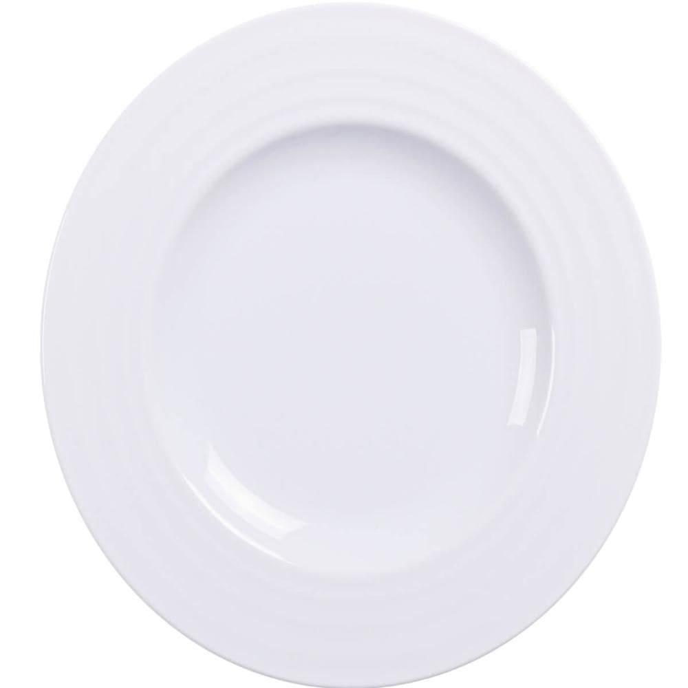 Prato Sobremesa Branco 21cm Porcelana Vibrare Tramontina Avulso Bolo Torta Doces