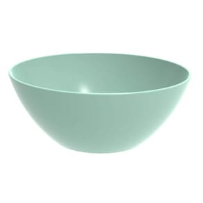 Tigela Pequena Crippa Travessa Redonda 2,3L Servir Salada Sobremesa Verde Menta