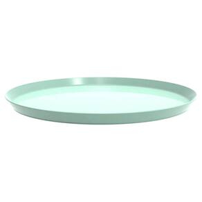 Kit 48 Bandejas Redondas Salgados Doces 28cm Verde Menta Servir Bar Restaurante Bubble Crippa